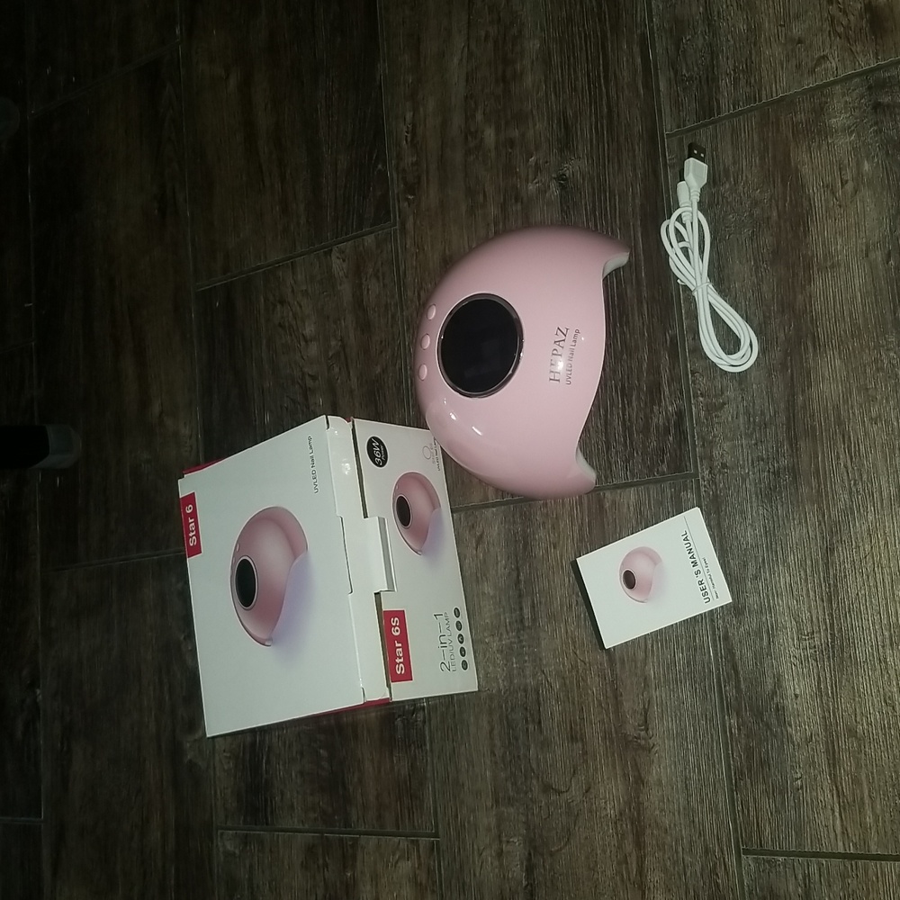L.E.D pink gel nail lamp